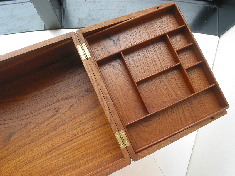 ソーイングボックス チーク / 北欧家具 ダニッシュ デンマーク