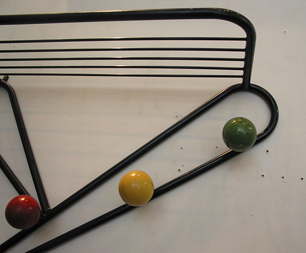 Wall coat rack