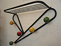 Wall coat rack