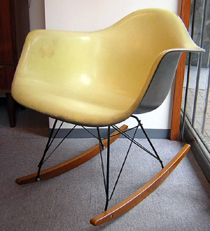 EAMES Arm Shell Rockerベース (Lemon Yellow)