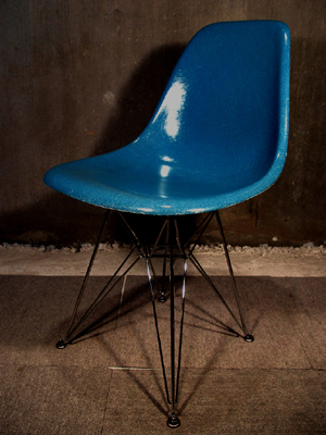 EAMES Side Shell Eiffel ベース(ティールブルー)