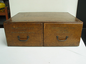 Oak File Box