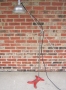 Industrial Lamp Red Stand