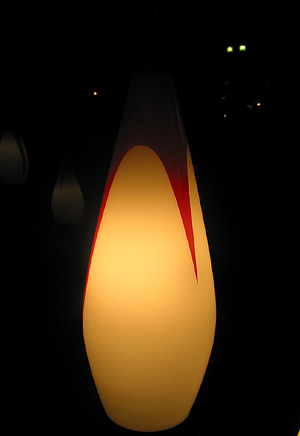 Glass Lamp (yellow)