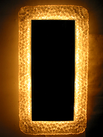 70's Lighting Wall Mirror (L)