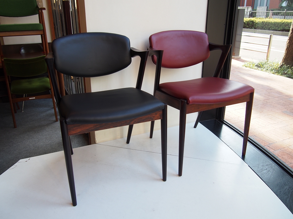 貴重なローズウッド材を使用したKai kristiansen(カイクリスチャンセン)デザインによるNo.42 Chair（チェア）