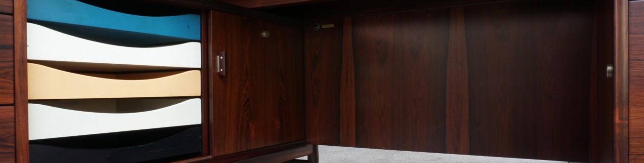 Arne Vodder Sibast Furniture Rosewood Desk / アルネ・ヴォッター シバストファニチャー ローズウッド デスク サイドボード ビンテージ北欧家具