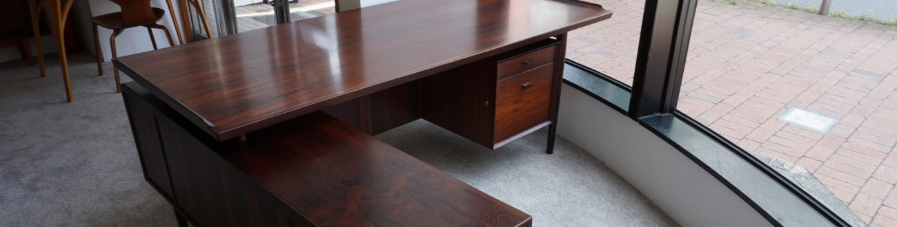 Arne Vodder Sibast Furniture Rosewood Desk / アルネ・ヴォッター シバストファニチャー ローズウッド デスク サイドボード ビンテージ北欧家具