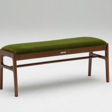 カリモク60 ベンチ モケットグリーン