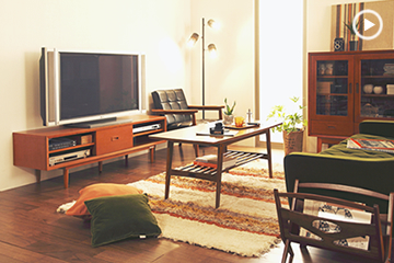 カリモク60のテレビボードや収納家具とデスクの詳細ページ