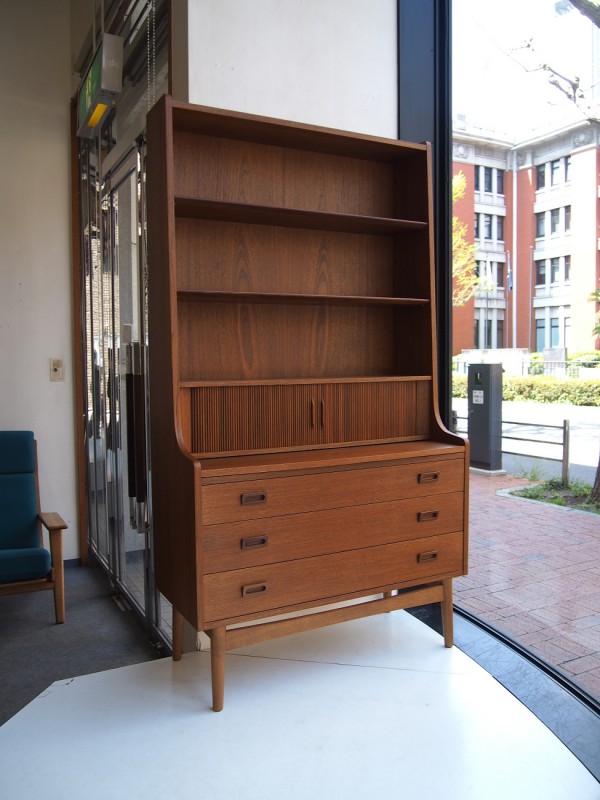 Johannes sorth teak book shelf Bornholms Mobelfabrik / チーク ブックシェルフ ビューロ チェスト