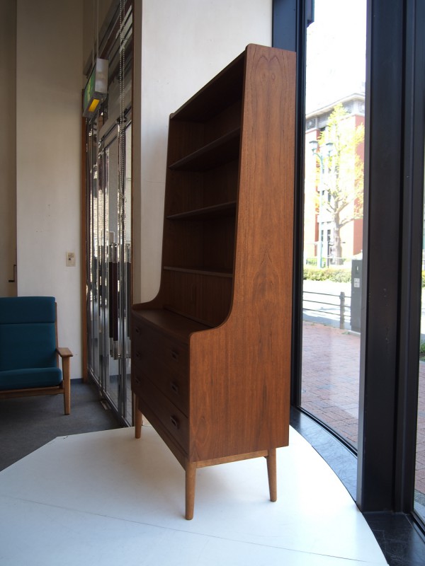 Johannes sorth teak book shelf Bornholms Mobelfabrik / チーク ブックシェルフ ビューロ チェスト