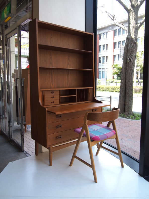 Johannes sorth teak book shelf Bornholms Mobelfabrik / チーク ブックシェルフ ビューロ チェスト