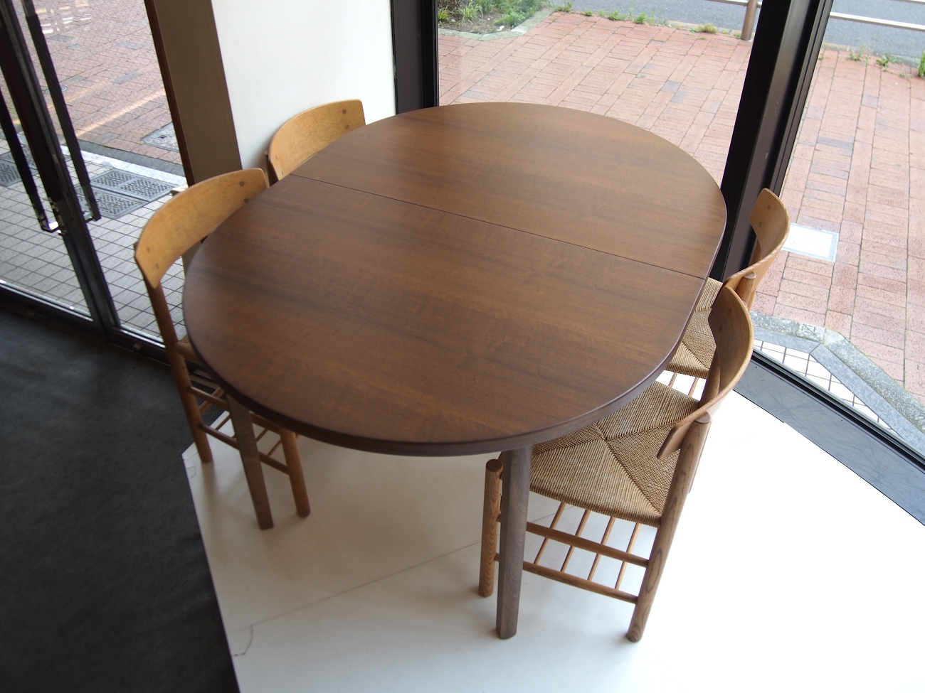 エクステンションダイニングテーブル オーバル（楕円形） ビンテージ北欧家具 / Dining table « 過去販売商品 « テーブル «