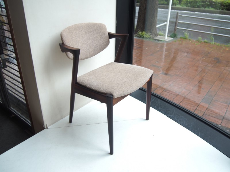 カイクリスチャンセン　No.42　チェア　ローズウッド　ビンテージ北欧家具　Chair　rosewood　Kai kristiansen