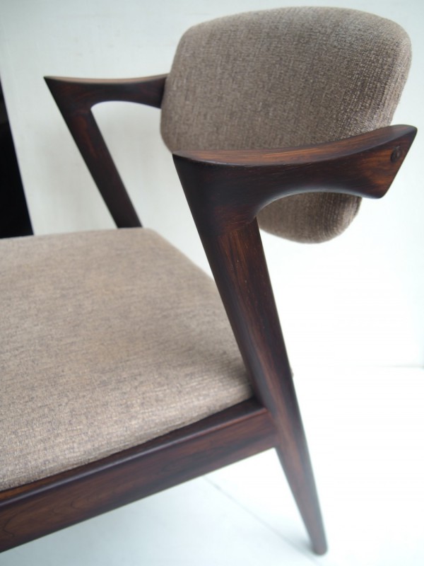 カイクリスチャンセン　No.42　チェア　ローズウッド　ビンテージ北欧家具　Chair　rosewood　Kai kristiansen