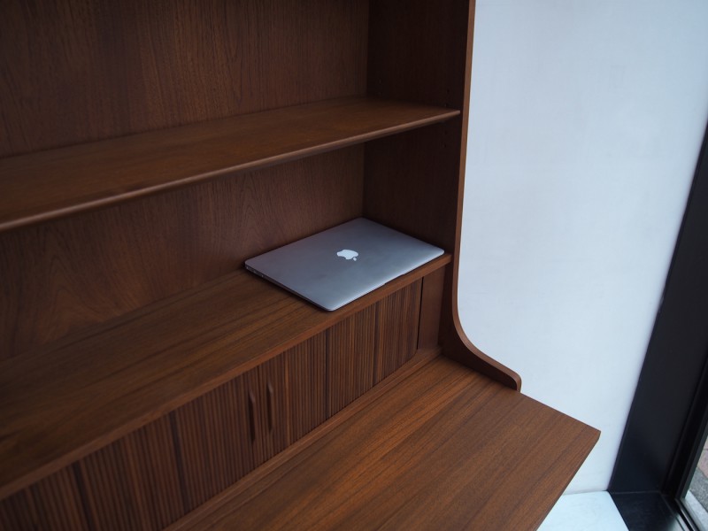 Johannes sorth teak book shelf Bornholms Mobelfabrik / チーク ブックシェルフ ビューロ