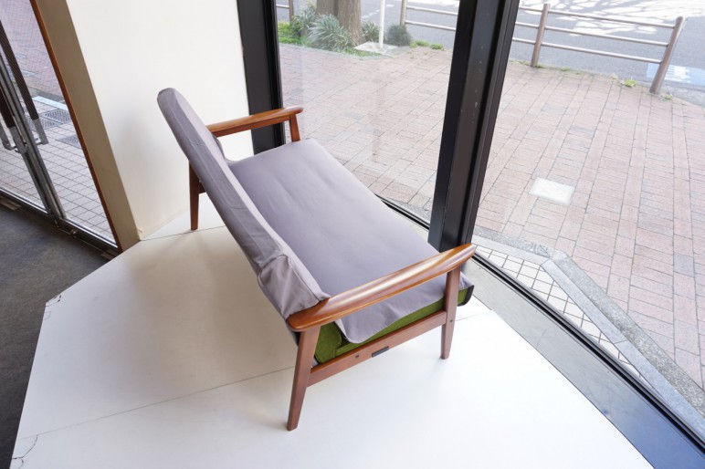 カリモク60 Kチェア2シーター用 カバー グレー