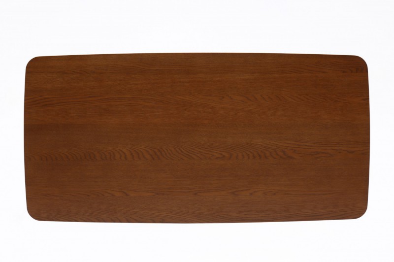 カリモク60+ カフェテーブルW1200 天板オーク突板 (横幅1180mmです)