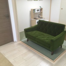カリモク60 ロビーチェア ２シーターお届け風景