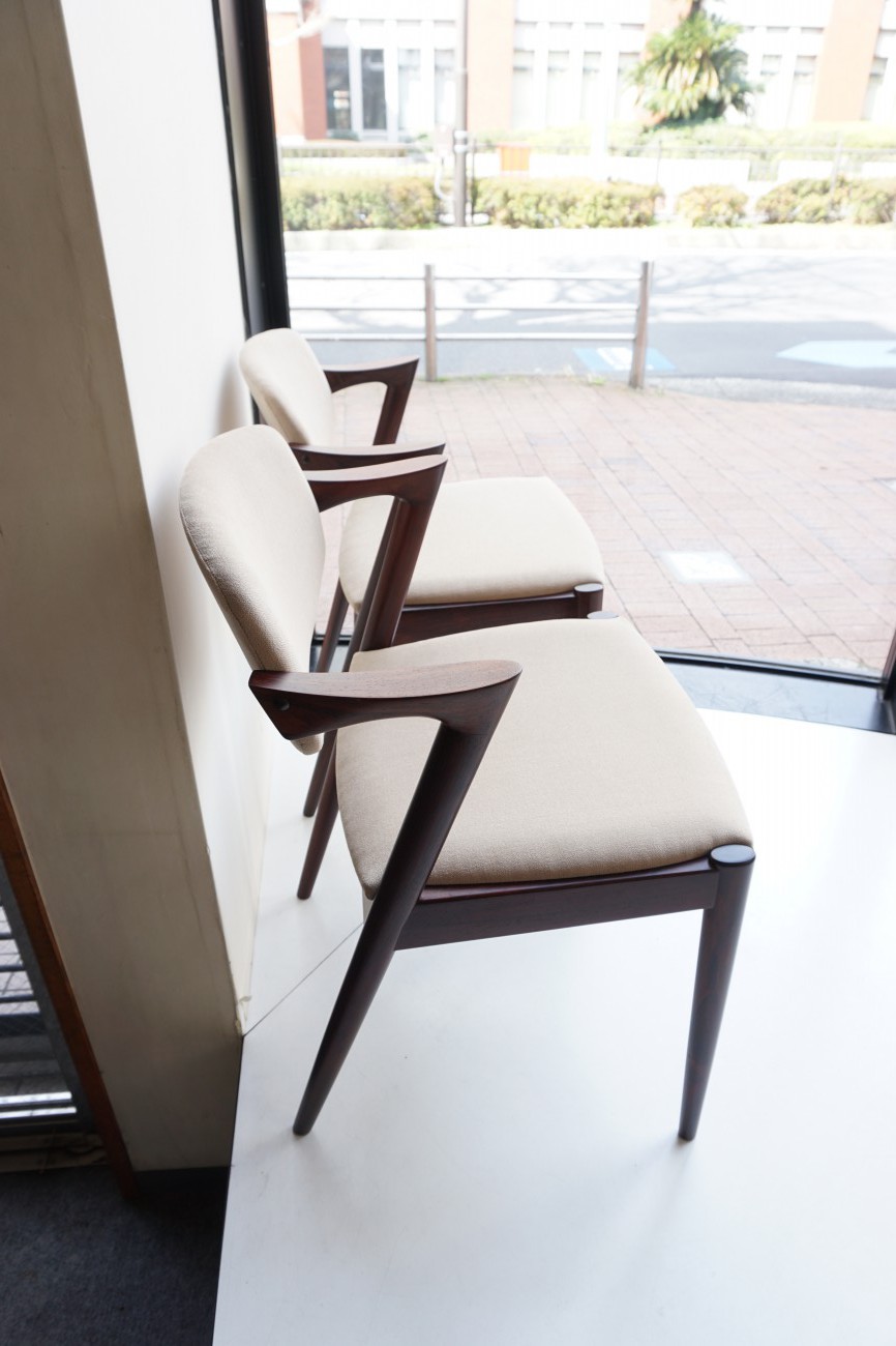 Kai kristiansen No.42 Chair Rosewood 2脚セット / カイ