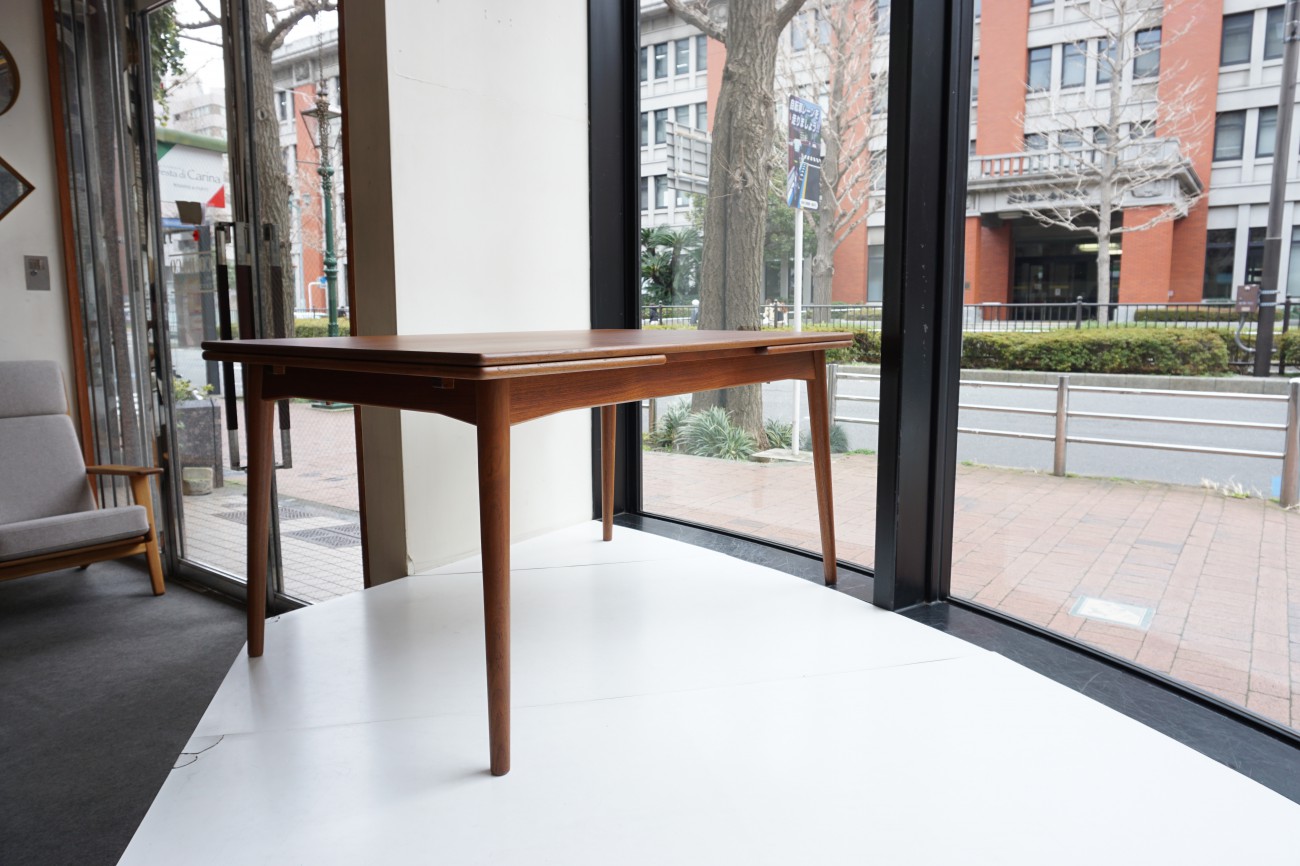 Teak extension dining table / 伸長式　チーク　ダイニングテーブル