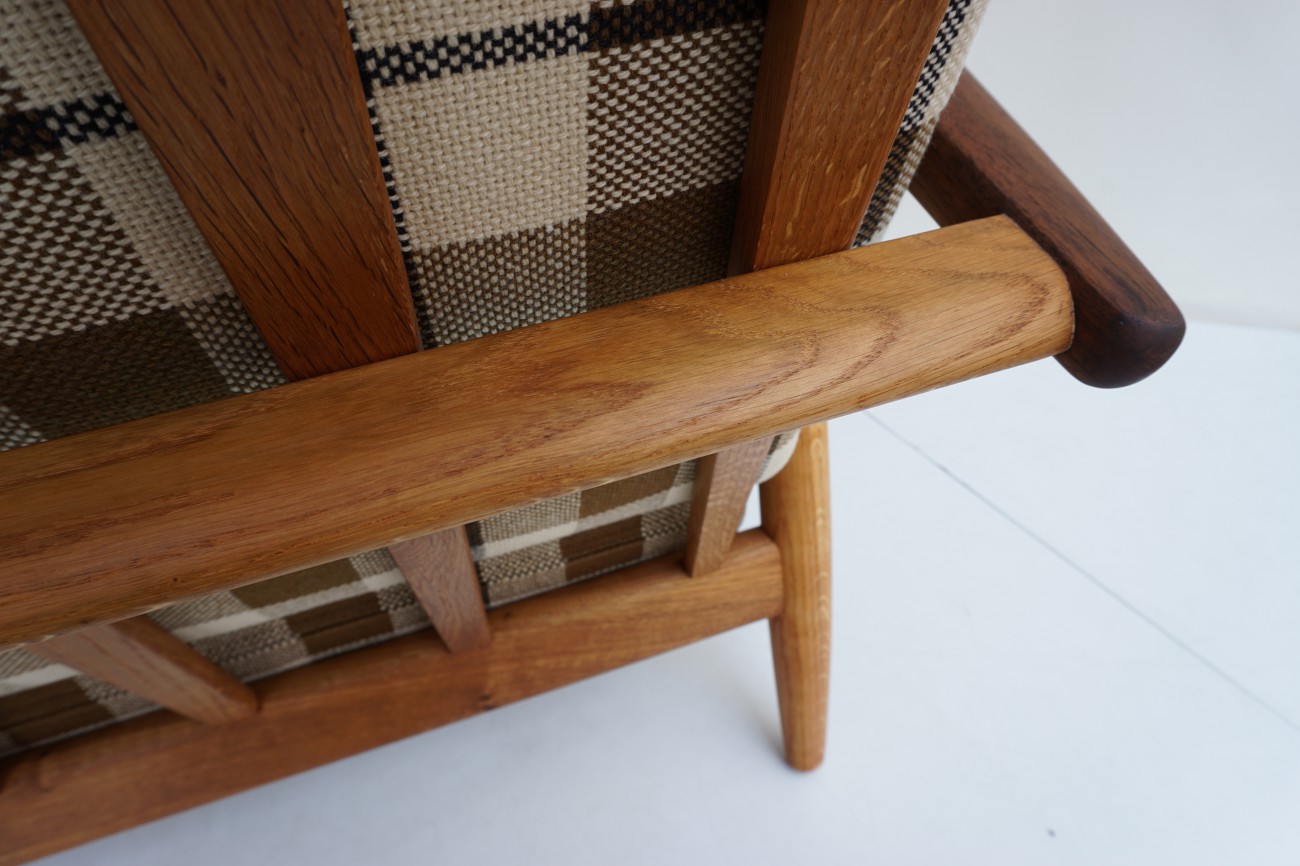 Hans J.Wegner GE240-3 sofa teak×Oak GETAMA(ハンス・ウェグナーデザイン ゲタマ社製 ビンテージ チーク×オーク材)