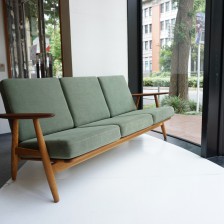 ハンス・ウェグナーデザイン ゲタマ社製 ビンテージGE240-3　チーク×オーク材 Hans J.Wegner GE240-3 sofa teak×Oak GETAMA