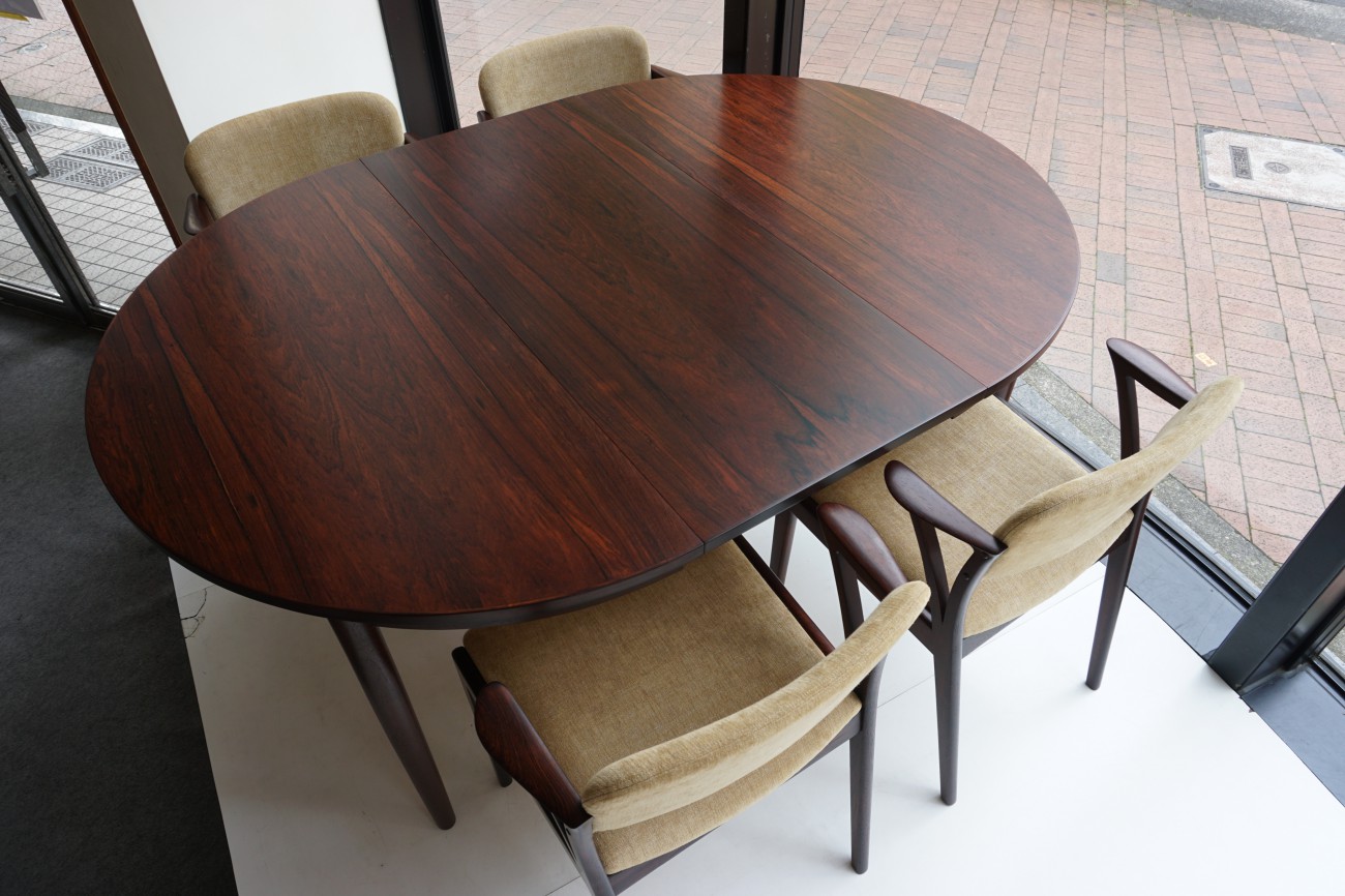Rosewood extension dining table / ローズウッド　エクステンション ダイニングテーブル 伸長式