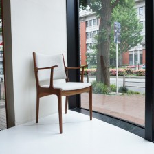 Johannes Andersen chair Uldum Mobelfabrik Kvadrat Hallingdal 65 / ヨハネスアンダーセン　アームチェア　クヴァドラ　ハリンダル65