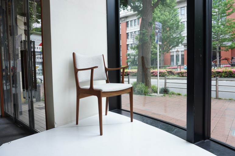 Johannes Andersen chair Uldum Mobelfabrik Kvadrat Hallingdal 65 / ヨハネスアンダーセン アームチェア クヴァドラ ハリンダル65