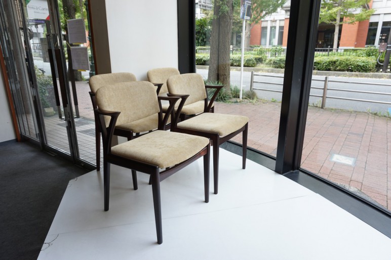 Rosewood dining chair 4pset / ローズウッド ダイニングチェア 4脚セット / Slagelse Mobelvaerk Danish Furniture Makers Quality Control Gaston y Daniela(ガストンダニエラ)