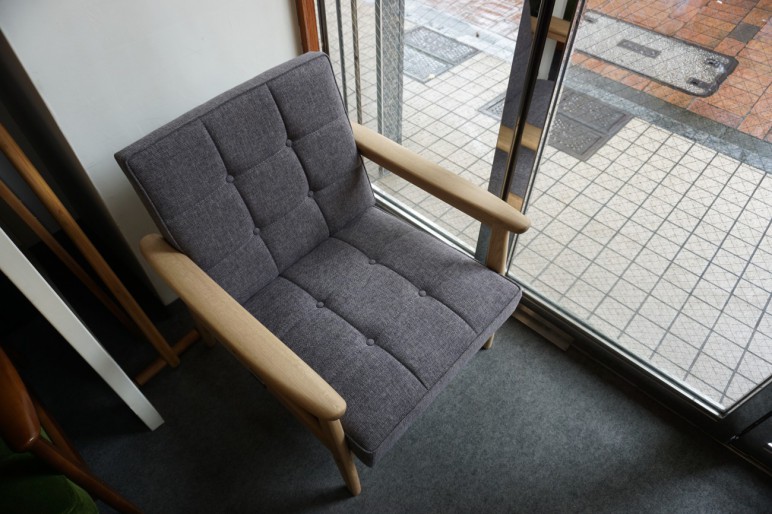 カリモク60 Kチェア1シーター べスバグレー×ピュアオーク
