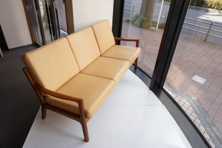 Ole Wanscher sofa Model166 Senator Teak France & Son aniline leather / チーク オーレヴァンシャー セネターソファ アニリンレザー(本革)