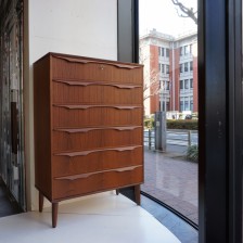 Teak chest / チーク チェスト（6段） ビンテージ北欧家具