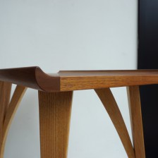 オリジナルスモールテーブル チーク×オーク / DECO-BOCO Original Small table　（オーダー　コンパクト　サイド）