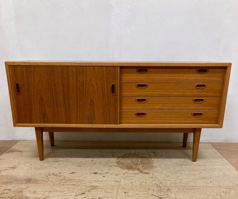 Teak×Oak Sideboard / チークxオーク サイドボード / stock2108-68(メンテナンス前)ビンテージ北欧家具