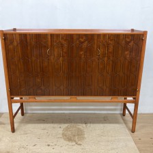 David Rosen Nordiska kompaniet Cabinet Mahogany Beech / デビッド・ローゼン マホガニー材×ビーチ材 キャビネット　/　stock2108-10（メンテナンス前）ビンテージ北欧家具