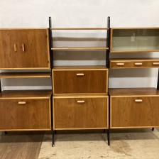 unit shelf(open shelf) Teak Beech / ユニットシェルフ　オープンシェルフ　チーク×ビーチ　/　stock2108-62（メンテナンス前）ビンテージ北欧家具