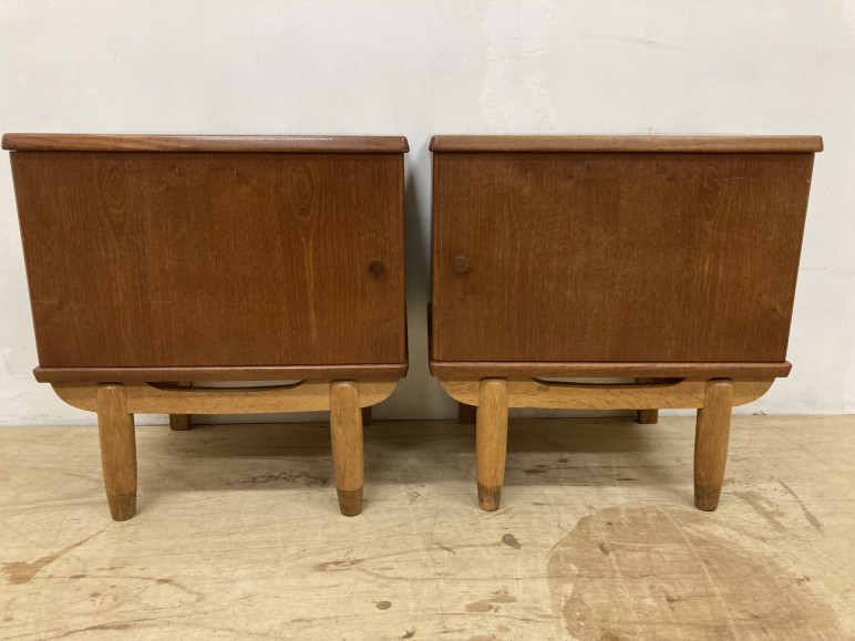 Chest / チークxオーク チェスト ナイトテーブル / stock2108-14(メンテナンス前 ビンテージ北欧家具