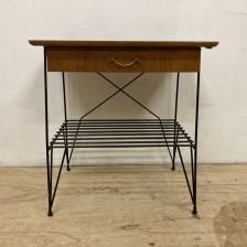 Side table / チーク　サイドテーブル　/ stock2108-31（メンテナンス前）ビンテージ北欧家具