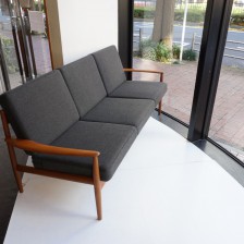 Grete Jalk sofa Model.118 Teak France & son kvadrat Hallingdal 65 / グレーテ・ヤルク ソファ チーク クヴァドラ ハリンダル65