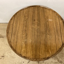 Rosewood round  coffee table  / ローズウッド ラウンド コーヒーテーブル / stock2108-12（メンテナンス前）ビンテージ北欧家具