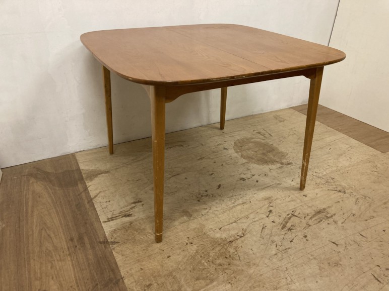 Square Dining table / スクエア エクステンション ダイニングテーブル / stock2108-64（メンテナンス前）ビンテージ北欧家具