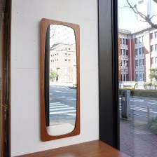 Teak mirror AB Nybrofabriken Sweden / チークミラー スウェーデン ビンテージ北欧家具