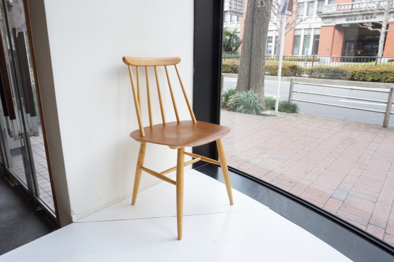 Fanett chair Ilmari Tapiovaara Teak×Beech　/　ファネットチェア　イルマリ・タピオヴァーラ　チーク×ビーチ（ナチュラル）