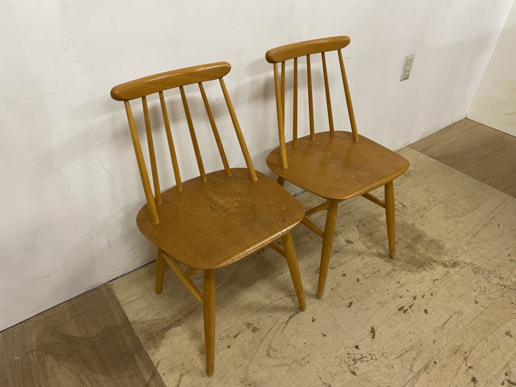 ファネットチェア（Fanett chair）/ イルマリ・タピオヴァーラ（Ilmari Tapiovaara）/ チークx ビーチ（Teak x Beech）
