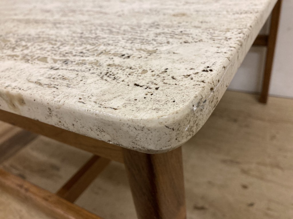 コーヒーテーブル（Coffee table）/ 大理石xローズウッド（Marble x Rosewood）