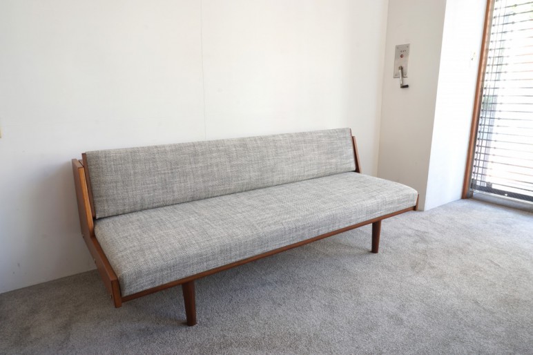 Hans J.Wegner GE258(GE6) Daybed sofa Teak GETAMA / ハンスウェグナー デイベッド ソファ チーク丸脚 ゲタマ