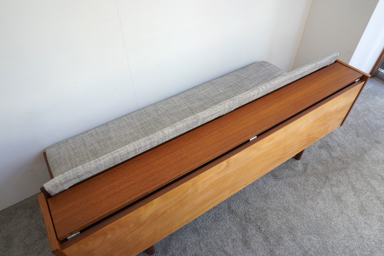 Hans J.Wegner GE258(GE6) Daybed sofa Teak GETAMA / ハンスウェグナー デイベッド ソファ チーク丸脚 ゲタマ